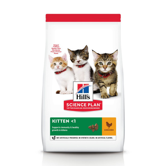 Chat Kitten Poulet 3kg - Hill's de Hill's - croquette pour chien et chat dans Croquettes pour chats