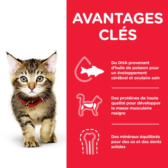 Chat Kitten Poulet 3kg - Hill's de Hill's - croquette pour chien et chat dans Croquettes pour chats