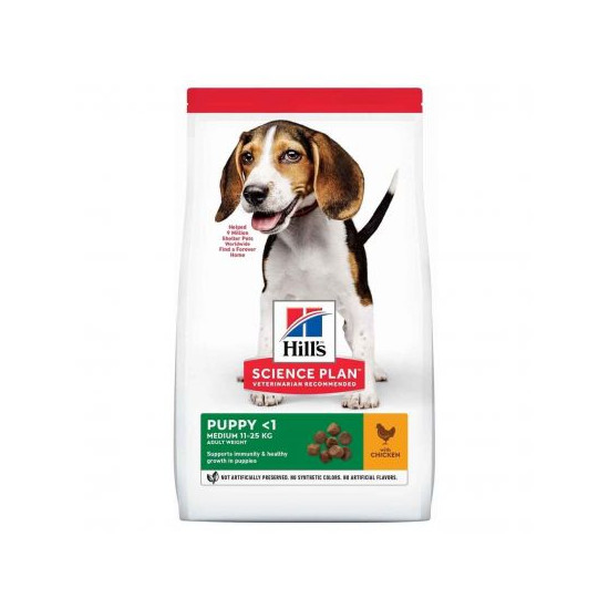 chien Puppy Medium Poulet 2.5kg - Hill's de Hill's - croquette pour chien et chat dans Hill's pour chiens
