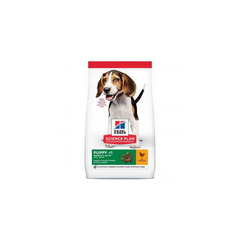 chien Puppy Medium Poulet 2.5kg - Hill's de Hill's - croquette pour chien et chat dans Hill's pour chiens
