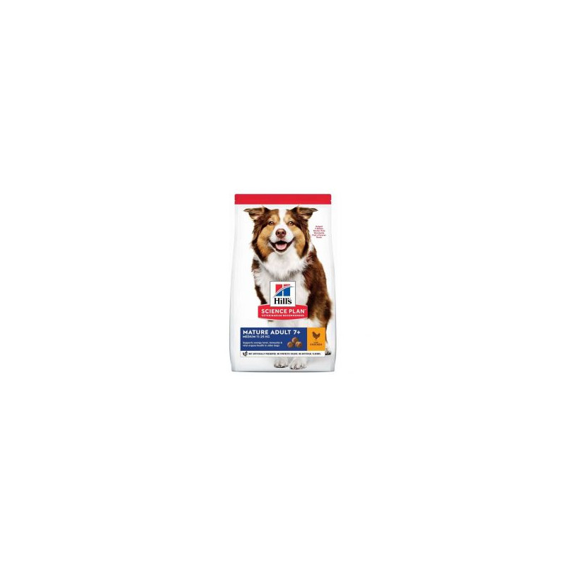 chien Mature Adult 7+ Medium Poulet 2.5kg - Hill de Hill's - croquette pour chien et chat dans Hill's pour chiens