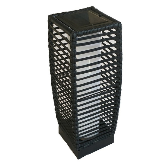 LANTERNE RESINE TRESSE 25L-46CM de Kaemingk - deco de la maison dans Eclairages - Luminaires - Lampes