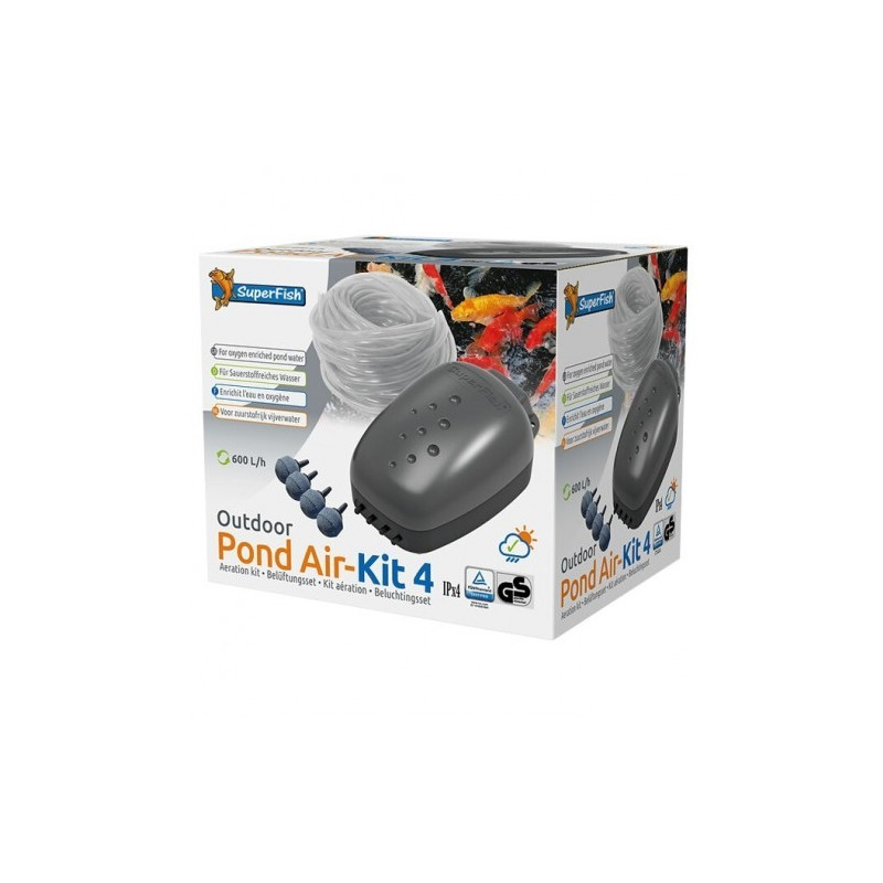 SF POND AIR KIT 4 de Superfish - Aquadistri - accessoires pour aquarium et bassin dans Pompe de bassin
