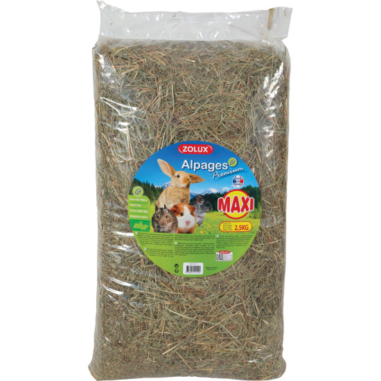 FOIN ALPAGES 2.5KG de Zolux - Produit pour animaux dans Foin pour rongeurs