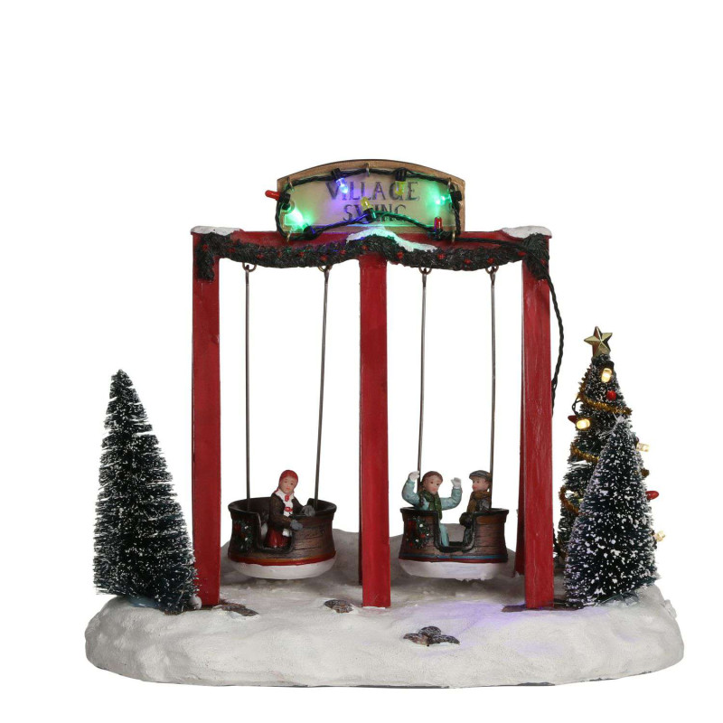 BALANCOIRES 18.5CM de Edelman - deco maison et noël dans 🏘️Villages miniatures