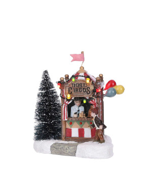 BOUTIQUE TICKETS CIRQUE 12.5CM de Edelman - deco maison et noël dans 🏘️Villages miniatures