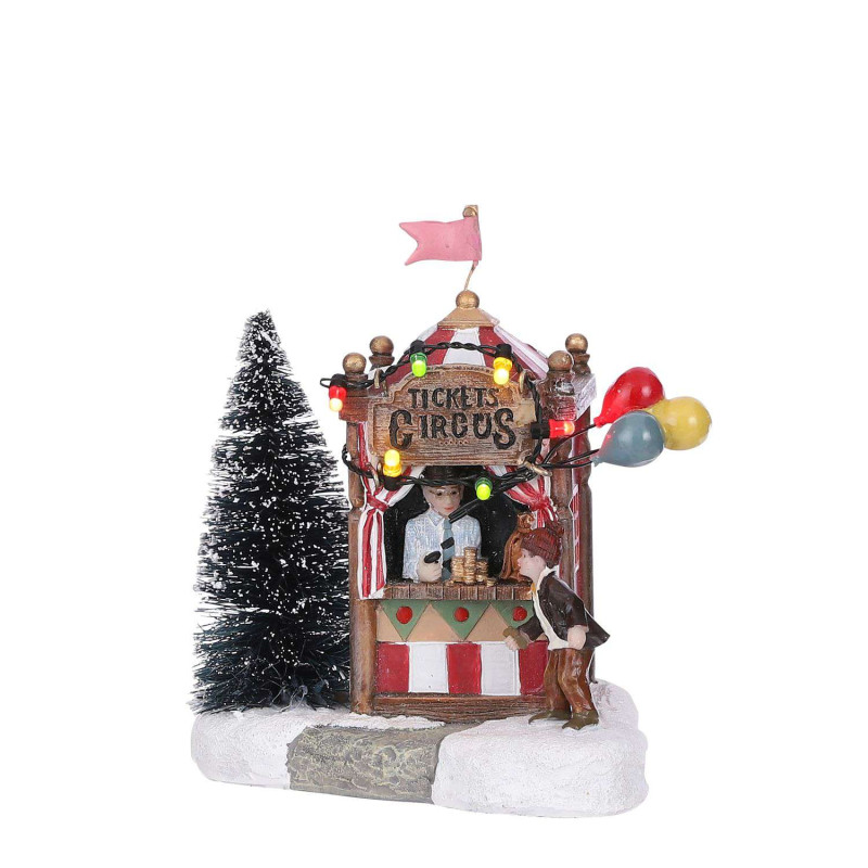 BOUTIQUE TICKETS CIRQUE 12.5CM de Edelman - deco maison et noël dans 🏘️Villages miniatures