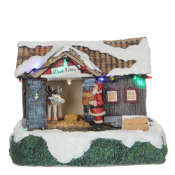 FERME DE CERF 15CM de Edelman - deco maison et noël dans 🏘️Villages miniatures