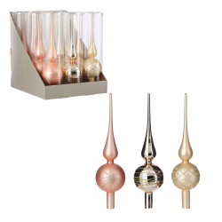PIC CHAMPAGNE/ROSE H31 D8 de Edelman - deco maison et noël dans 🎄Déco de sapin