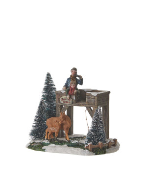 POINT DE VUE MONTAGNE 12CM de Edelman - deco maison et noël dans 🏘️Villages miniatures