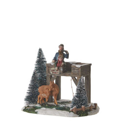 POINT DE VUE MONTAGNE 12CM de Edelman - deco maison et noël dans 🏘️Villages miniatures