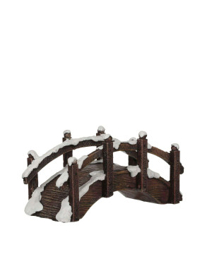PONT BOIS 6CM de Edelman - deco maison et noël dans 🏘️Villages miniatures
