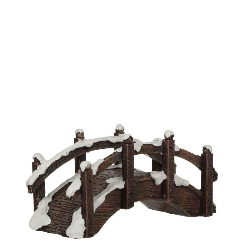 PONT BOIS 6CM de Edelman - deco maison et noël dans 🏘️Villages miniatures
