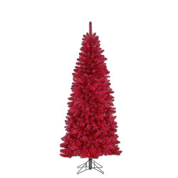 SAPIN COLCHESTER 215CM ROUGE de Edelman - deco maison et noël dans 🌲Sapin de Noël artificiel