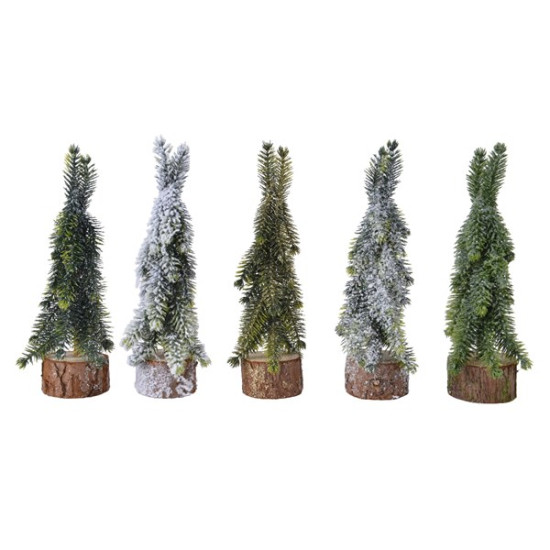 /MINI ARBRE S/PIED BOIS 20CM de Kaemingk - deco de la maison dans 🏘️Villages miniatures