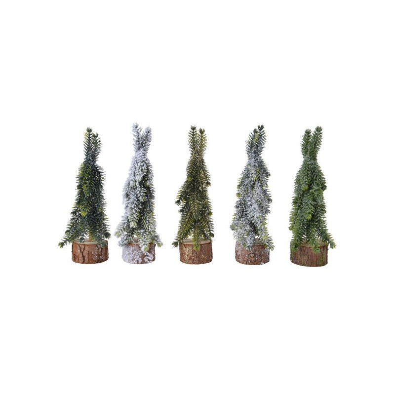 /MINI ARBRE S/PIED BOIS 20CM de Kaemingk - deco de la maison dans 🏘️Villages miniatures