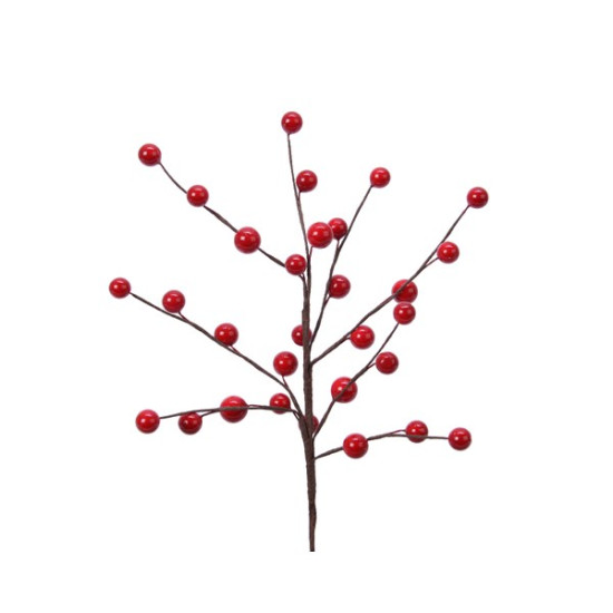 Piques avec baies rouges 26cm de Kaemingk - deco de la maison dans 🍽️Décoration de table de Noël