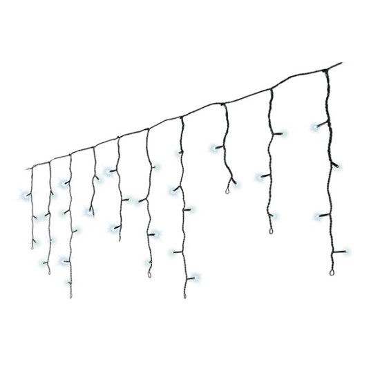 /STALACTITE NOIR/BLANC FROID 7.5M-175L de Kaemingk - deco de la maison dans 💡Guirlande et déco électrique