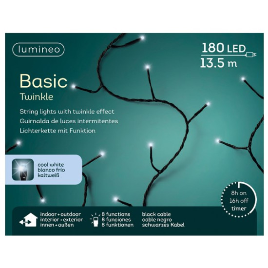 /Guirlande noir/blc.f 13.5m-180l de Kaemingk - deco de la maison dans 💡Guirlande et déco électrique