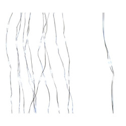 /Chute sapin argent/blanc froid 2.1m-672l de Kaemingk - deco de la maison dans 💡Guirlande et déco électrique