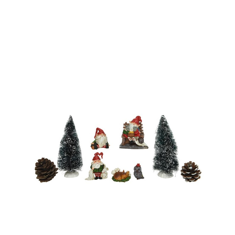 /VILLAGE DE NAINS X9 de Kaemingk - deco de la maison dans 🏘️Villages miniatures