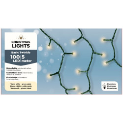 /Guirlande basic blanc chaud 495cm-100l de Kaemingk - deco de la maison dans 💡Guirlande et déco électrique