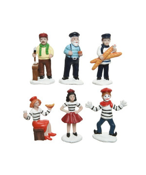 /PERSONNAGES FRANCAIS X6 de Kaemingk - deco de la maison dans 🏘️Villages miniatures