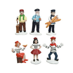 /PERSONNAGES FRANCAIS X6 de Kaemingk - deco de la maison dans 🏘️Villages miniatures