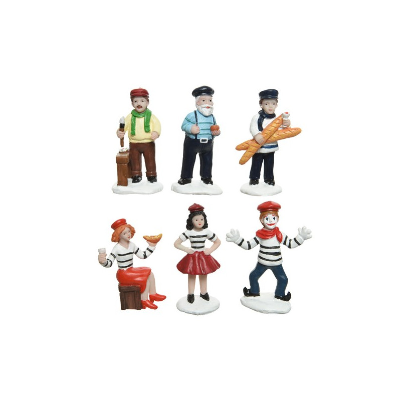 /PERSONNAGES FRANCAIS X6 de Kaemingk - deco de la maison dans 🏘️Villages miniatures