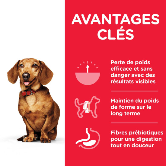 chien Adult Perfect Weight Small Poulet 1.5k - H de Hill's - croquette pour chien et chat dans Hill's pour chiens
