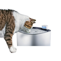 FONTAINE A EAU 3L IGUAZU de Zolux - Produit pour animaux dans Gamelles, distributeurs et fontaines pour chats
