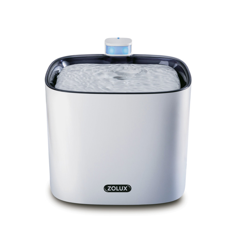 FONTAINE A EAU 3L IGUAZU de Zolux - Produit pour animaux dans Gamelles, distributeurs et fontaines pour chats