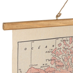 /Toile monde rs+or 100x75 tissu de Comptoir de Famille - Objet de décoration dans 🏠 Maison