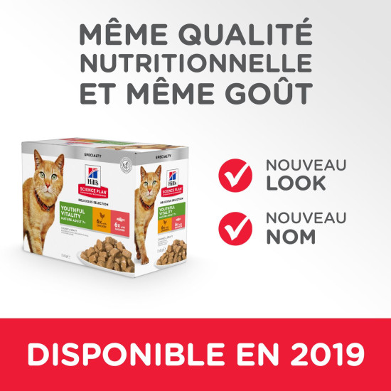 Chat YV Multipack 12x85g de Hill's - croquette pour chien et chat dans Patees pour chats