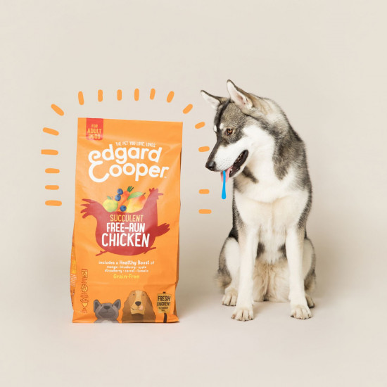 CROQUETTE POULET 12KG Edgar&cooper de Edgard Cooper - croquette pour chiens dans Croquette Edgard Cooper