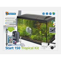 START 150 TROPICAL KIT NOIR de Superfish - Aquadistri - accessoires pour aquarium et bassin dans Aquariums 60 à 150 litres