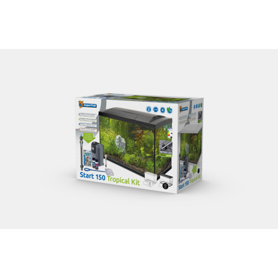 START 150 TROPICAL KIT BLANC de Superfish - Aquadistri - accessoires pour aquarium et bassin dans Aquariums 60 à 150 litres