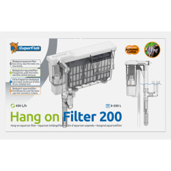 HANG ON FILTER 200 de Superfish - Aquadistri - accessoires pour aquarium et bassin dans Filtre exterieur d'aquarium