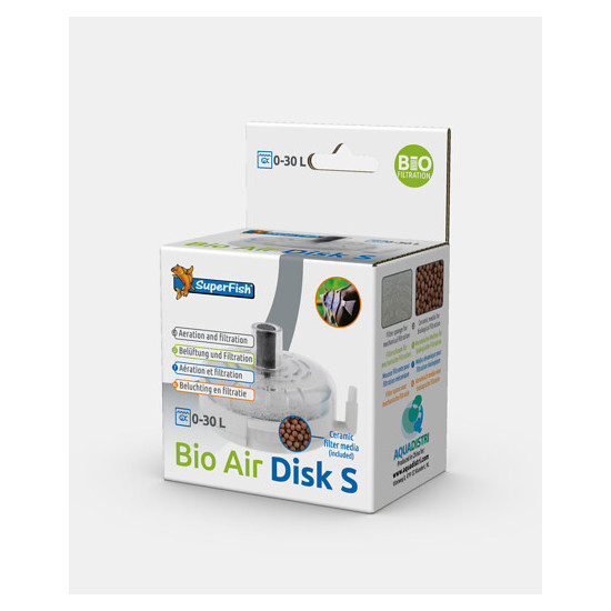 BIO AIR DISK S de Superfish - Aquadistri - accessoires pour aquarium et bassin dans Filtre interieur d'aquarium