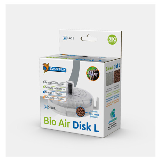 BIO AIR DISK L de Superfish - Aquadistri - accessoires pour aquarium et bassin dans Filtre interieur d'aquarium