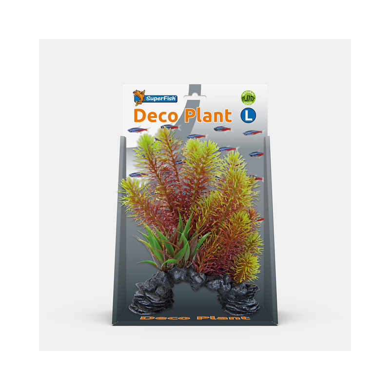SF DECO PLANT L MYRIOPHYLLUM ROUGE de Superfish - Aquadistri - accessoires pour aquarium et bassin dans Plantes d'aquarium