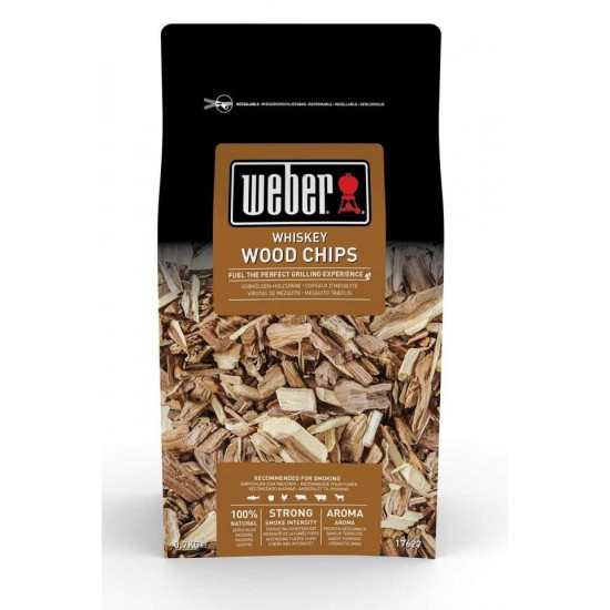 Boîte bois fumage whisky 0.7kg de Weber- BBQ à charbon, à gaz et électriques dans Charbon, sarments et bois