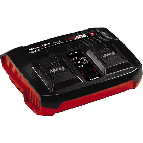 Double Chargeur rapide Power X-Change de Einhell - tondeuse et outil à batterie dans Chargeur et batterie pour outils de jardin
