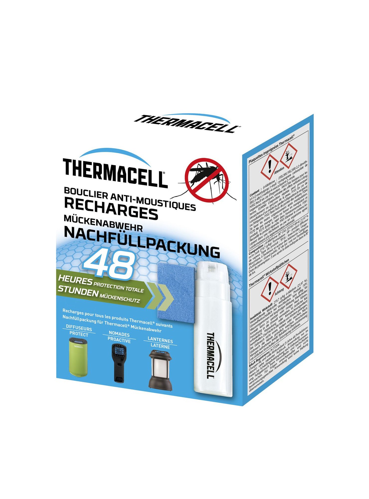 RECHARGE 48H BOUCLIER ANTI-MOUSTIQUES THERMACELL de Thermacell - anti moustiques dans Moustiques