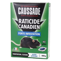 RATICIDE CANADIEN 400G de Caussade - anti rats et souris dans 🐁 Raticide / souricide