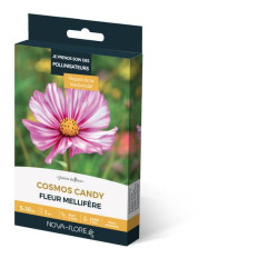 COSMOS CANDY 3M2 de Novaflore - fleurs melliferes pour papillons et abeilles dans Graines de fleurs en C