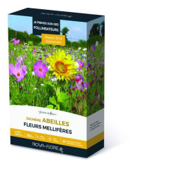 JACHERE ABEILLES 300 à 600M2 de Novaflore - fleurs melliferes pour papillons et abeilles dans Graines de Jachere fleurie