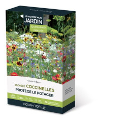 JACHERE COCCINELLES 300 à 600M2 de Novaflore - fleurs melliferes pour papillons et abeilles dans Graines de Jachere fleurie