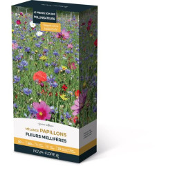 MÉLANGE PAPILLONS 30M2 de Novaflore - fleurs melliferes pour papillons et abeilles dans Graines de Fleurs pour les abeilles