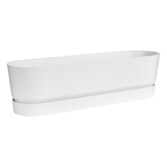 /greenville long 70cm blanc de Elho - Pot en plastique de qualité dans Jardinieres